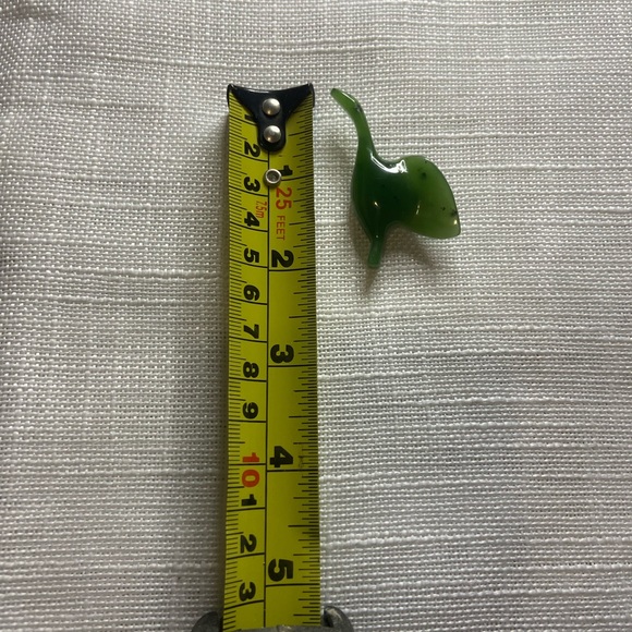 VINTAGE 1970’s genuine jade Canada goose inflight brooch - Picture 4 of 4